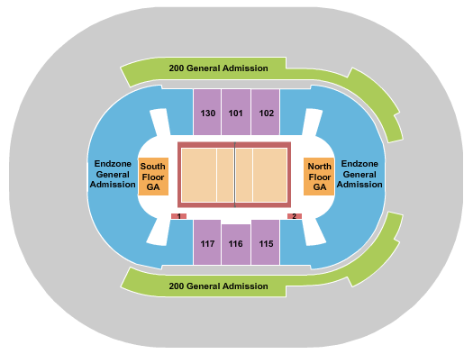 Amalie Arena Volleyball Seating Chart
