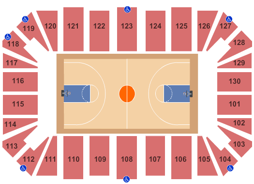 Amarillo Civic Center Basketball Seating Chart