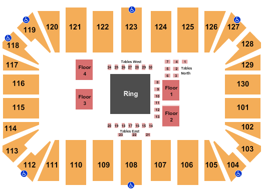 Amarillo Civic Center Boxing Seating Chart