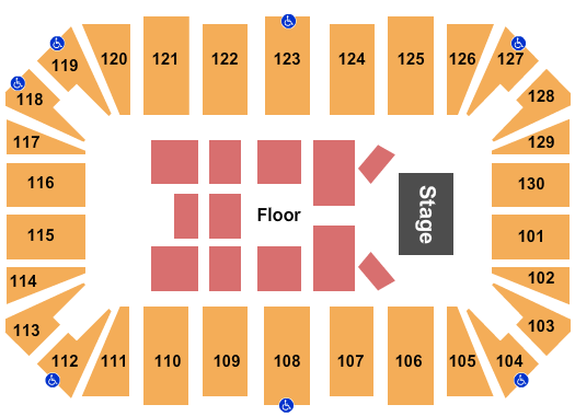 Amarillo Civic Center Casting Crowns 2 Seating Chart