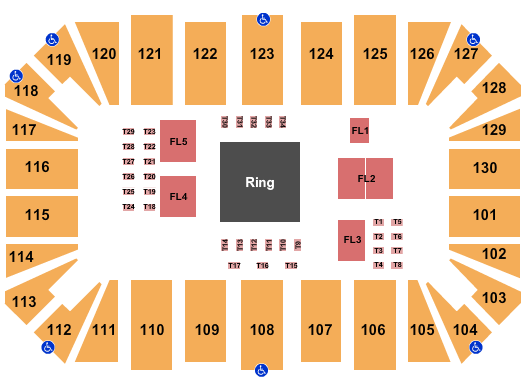 Amarillo Civic Center MMA Seating Chart