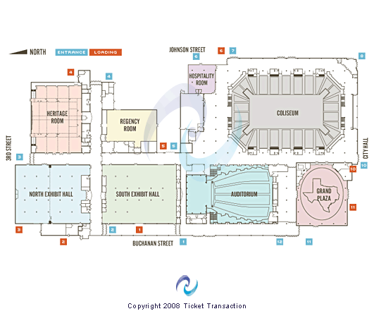 Amarillo Civic Center Civic Center Seating Chart