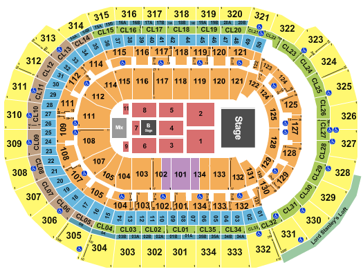 Amerant Bank Arena Casting Crowns Seating Chart