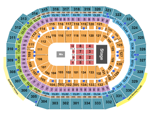 Amerant Bank Arena Conference Seating Chart