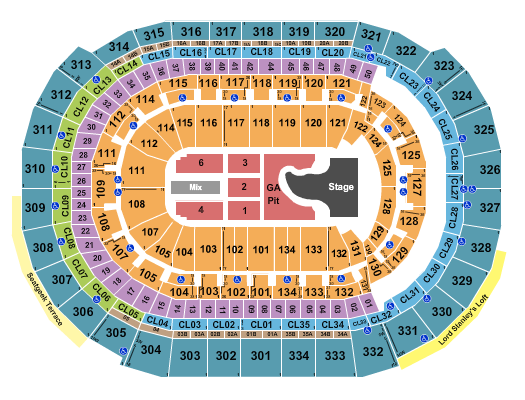 Amerant Bank Arena Seating Chart