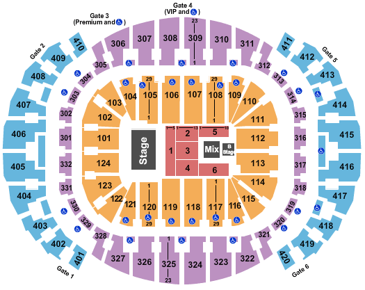 Miami Arena Seating Chart