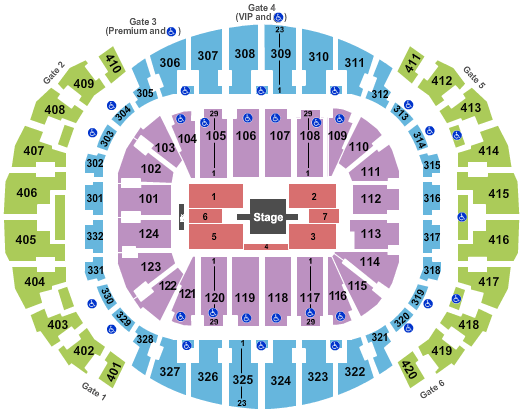 Miami Heat Interactive Seating Chart