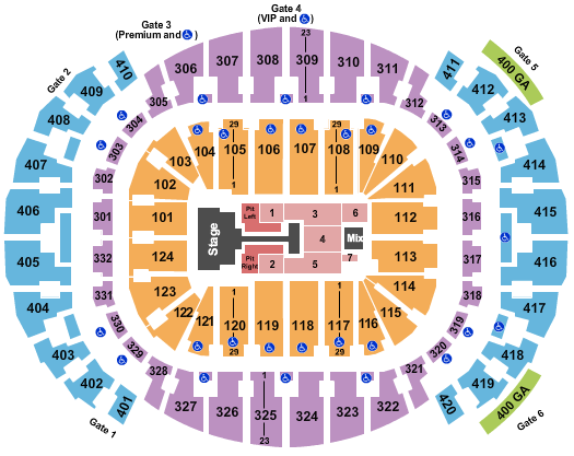 FTX Arena seating chart event tickets center