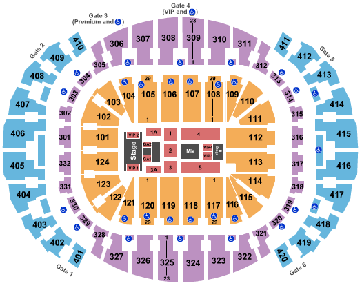 Kaseya Center Demi Lovato Seating Chart