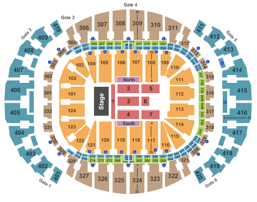 Gables Stage Seating Chart