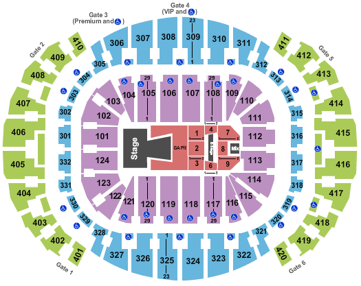 Kaseya Center Hillsong Seating Chart