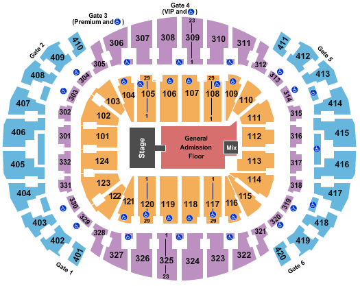 Kaseya Center Khalid Seating Chart