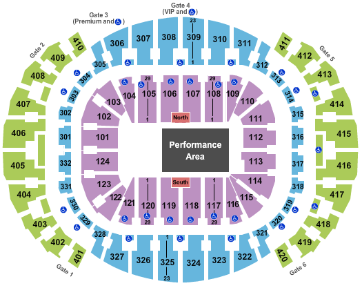 Marvel Universe Live Seating Chart