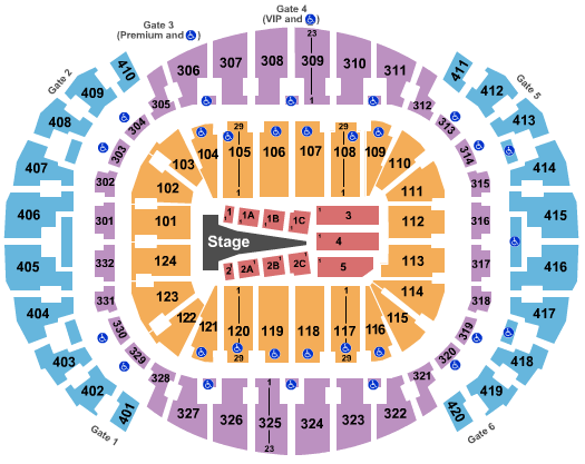 Kaseya Center Sam Smith Seating Chart