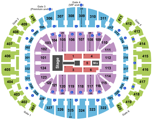 Kaseya Center Shakira Seating Chart