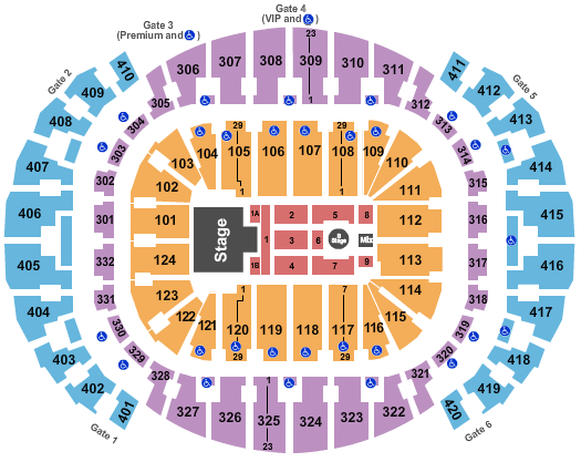 Kaseya Center Shawn Mendes Seating Chart