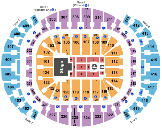 Kaseya Center Shawn Mendez Seating Chart