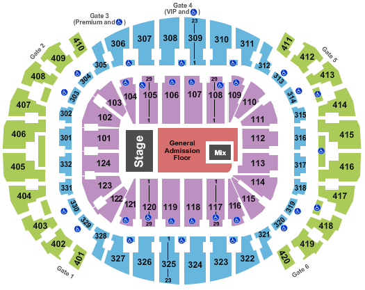 Kaseya Center Twenty One Pilots Seating Chart