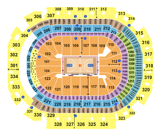 American Airlines Center Basketball - Globetrotters Seating Chart