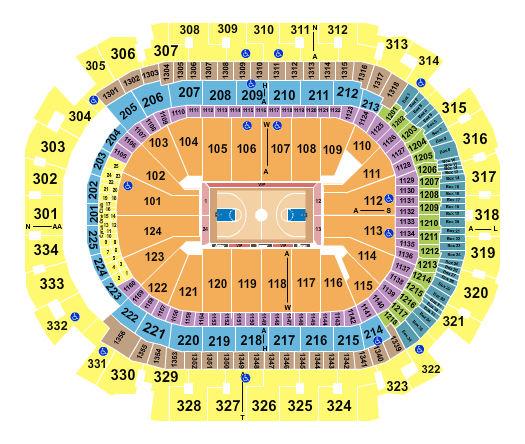 American Airlines Center Basketball College Seating Chart