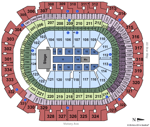American Airlines Center Jingle  Ball Seating Chart