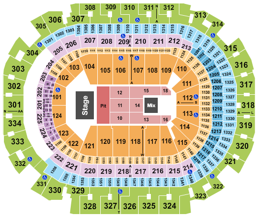 American Airlines Center Buju Banton Seating Chart