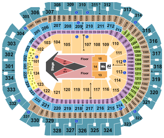 American Airlines Center Carrie Underwood 2 Seating Chart