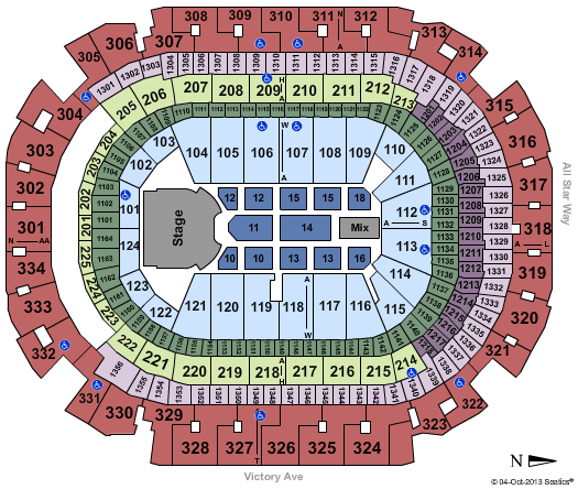 American Airlines Center Cher Seating Chart