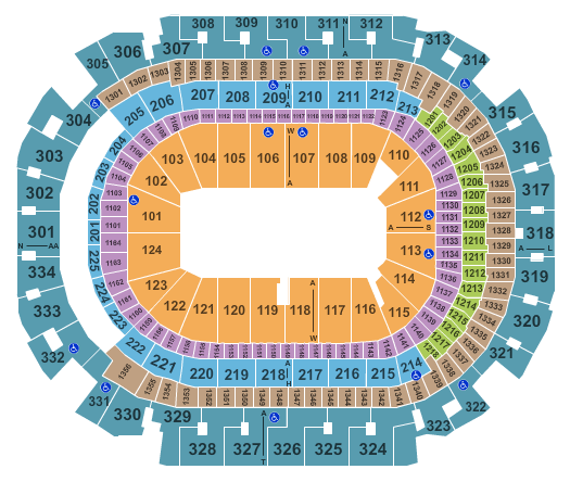 American Airlines Center Circus Seating Chart