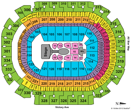 American Airlines Center Cirque MJ Seating Chart