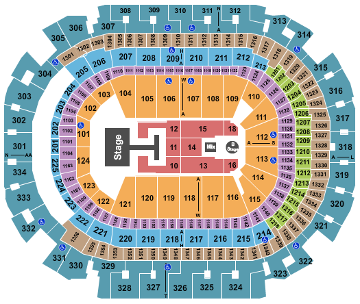 American Airlines Center Seating Chart