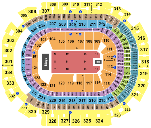 American Airlines Center Donald Trump Seating Chart