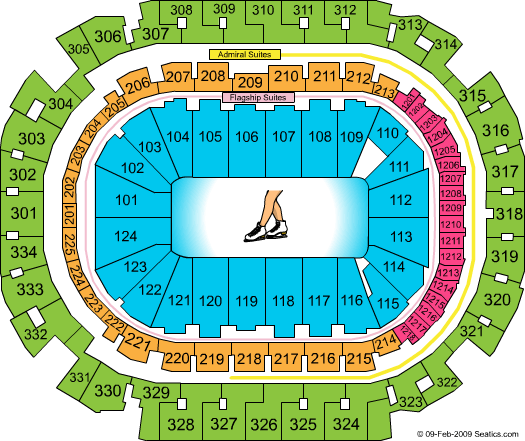 American Airlines Center Figure Skating Seating Chart