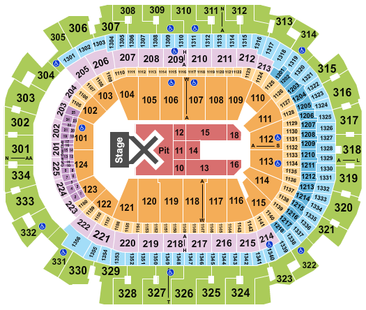 American Airlines Center Future Seating Chart