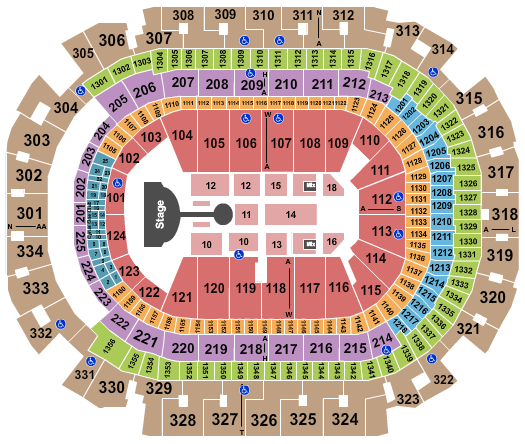 American Airlines Center Hugh Jackman Seating Chart