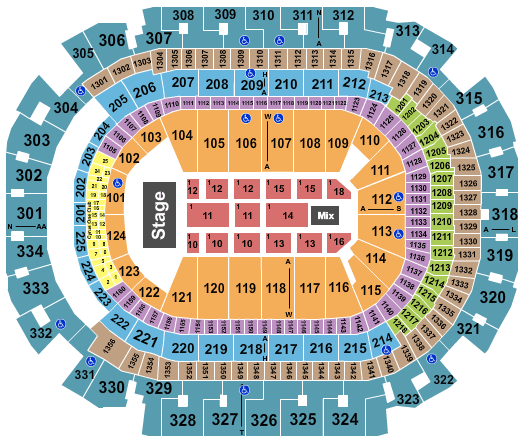 American Airlines Center Jeff Dunham Seating Chart