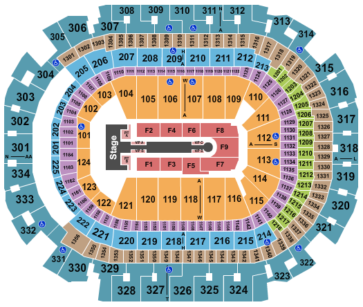 American Airlines Center Jennifer Lopez 2024 Seating Chart