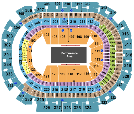 American Airlines Center Jurassic World Seating Chart