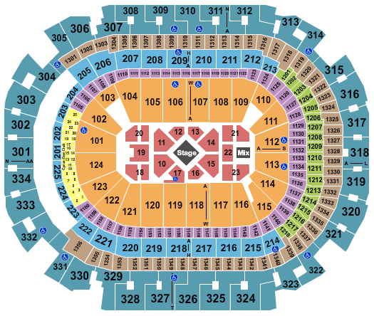 American Airlines Center Kevin Hart Seating Chart