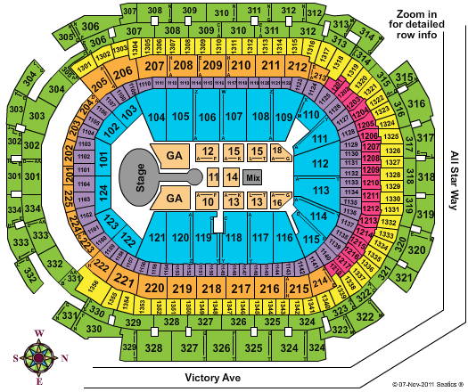 American Airlines Center Lady Antebellum Seating Chart