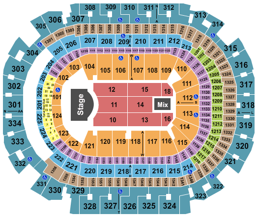 American Airlines Center Lauren Daigle Seating Chart