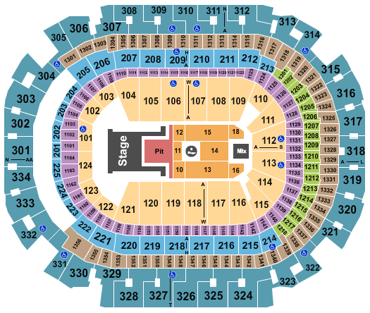 American Airlines Center Lil Baby Seating Chart