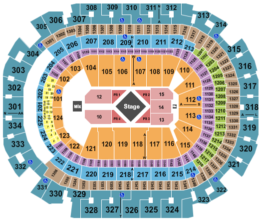 Download Luke Combs American Airlines Center Seating Chart Dallas