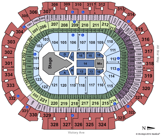 American Airlines Center Madonna Seating Chart