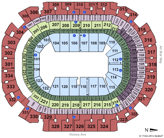 American Airlines Center Marvel Universe Seating Chart