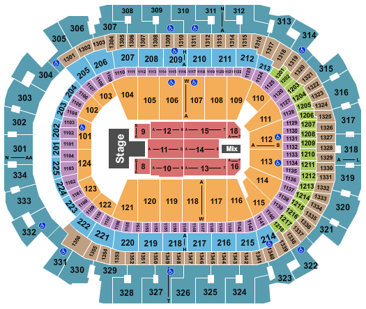 American Airlines Center Matt Rife Seating Chart