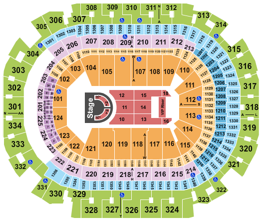 American Airlines Center Megan Thee Stallion Seating Chart