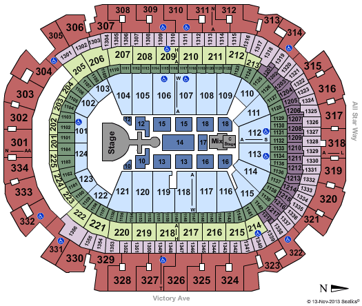 American Airlines Center Miley Cyrus Seating Chart