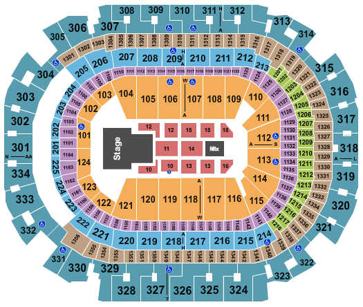 American Airlines Center Panic! At The Disco Seating Chart