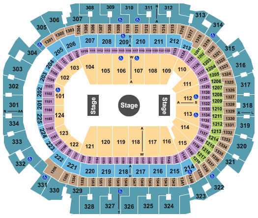 American Airlines Center Ringling Bros Circus Seating Chart
